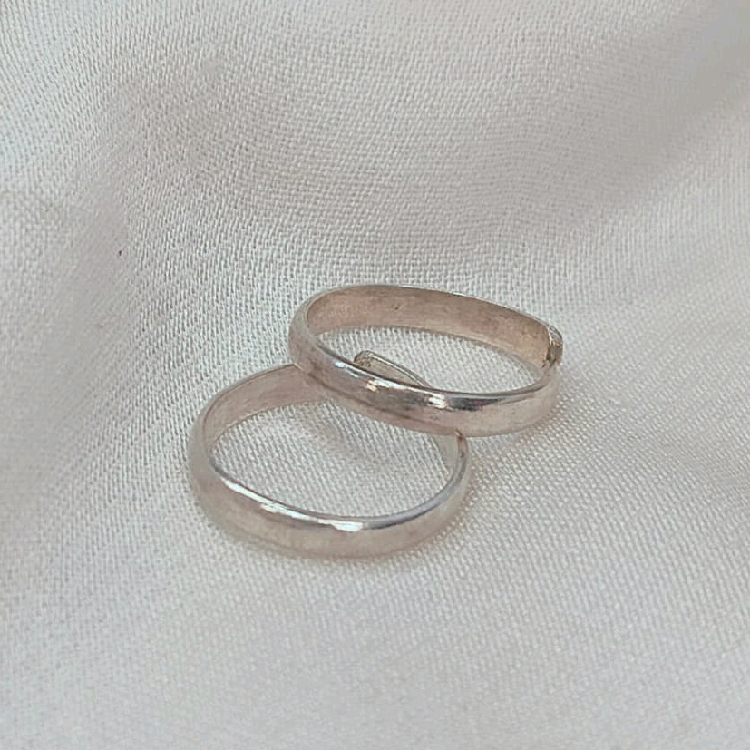 Silver Minimal Toe Ring 